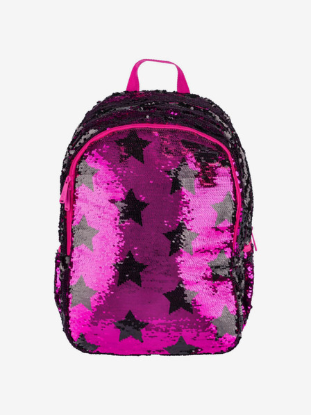 BAAGL  Ružičasti školski ruksak zabavne zvijezde Baagl