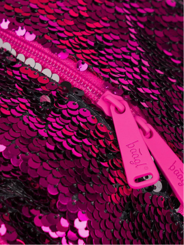 BAAGL  Ružičasti školski ruksak zabavne zvijezde Baagl