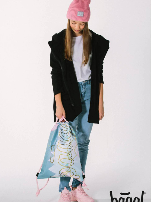 BAAGL  Ljubičasta torba skate moon Baagl