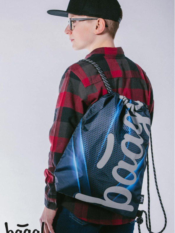 BAAGL  Crna torba rolka bluelight Baagl