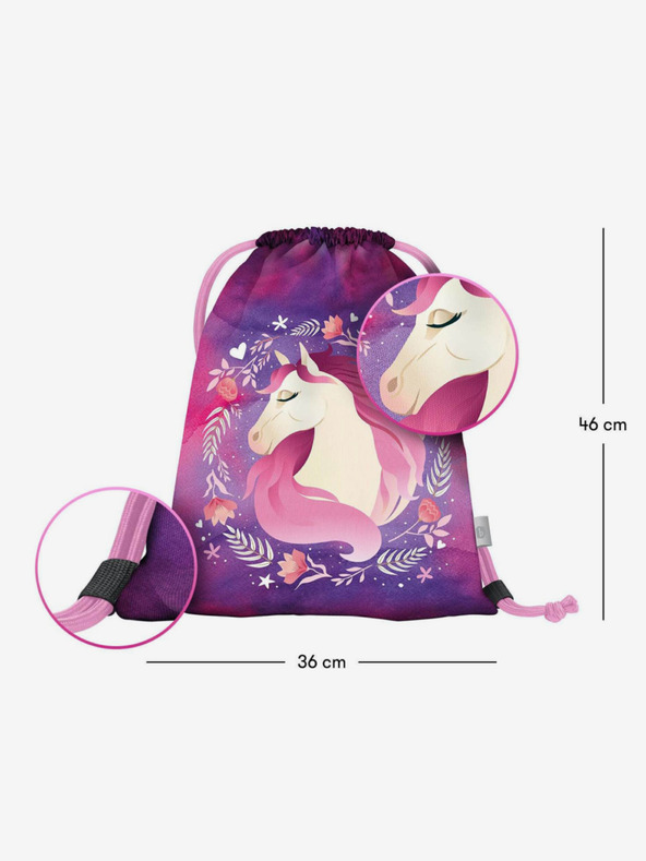 BAAGL  Ljubičasta vreća Baagl konj