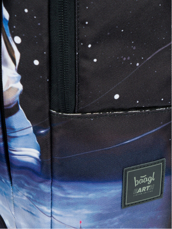 BAAGL  Crni ruksak Baagl eARTh - Cosmonaut by Caer8th