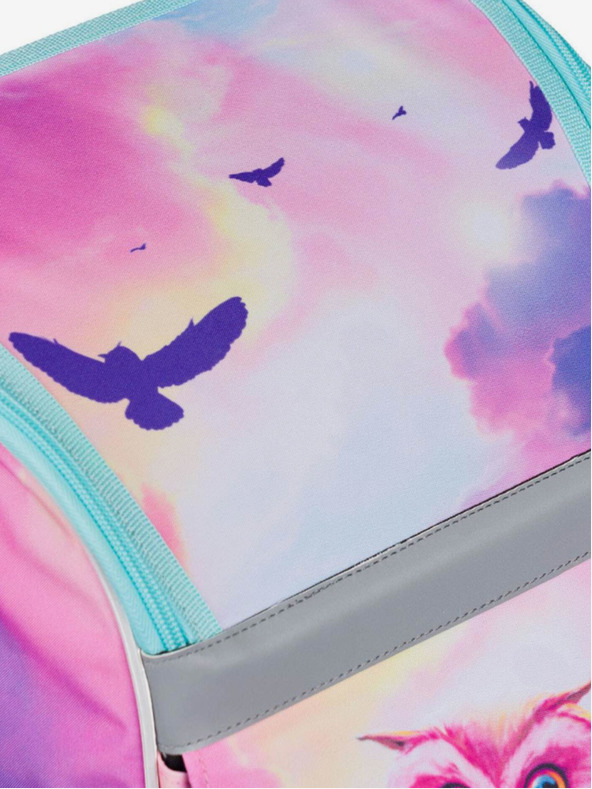 BAAGL  Ružičasta školska torba Zippy Baagl Owl