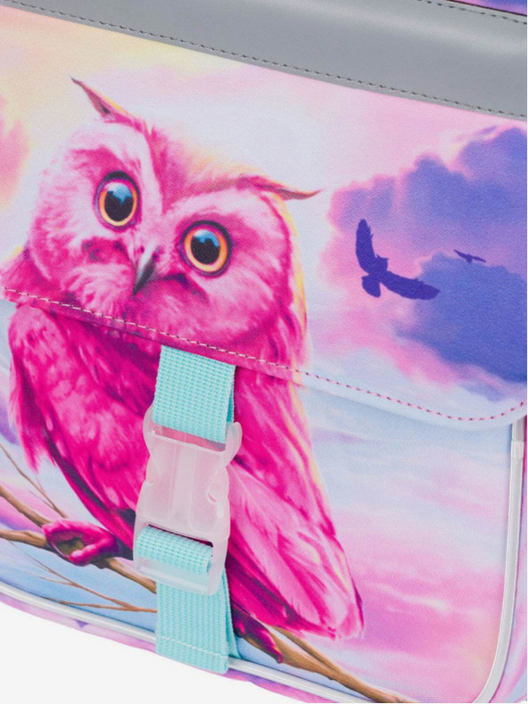 BAAGL  Ružičasta školska torba Zippy Baagl Owl