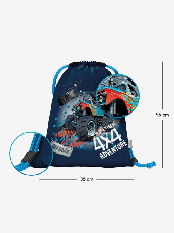 BAAGL  Tamnoplava torba Baagl Truck