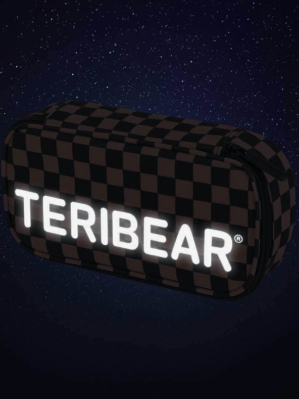 BAAGL  Crni školski set Skate ruksak, pernica i torba Baagl Teribear