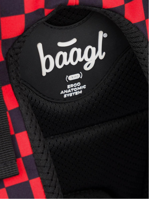 BAAGL  Crni školski set Skate ruksak, pernica i torba Baagl Teribear