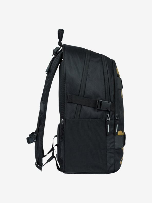 BAAGL  Crni školski set - ruksak, pernica i torba Baagl Skate Gold