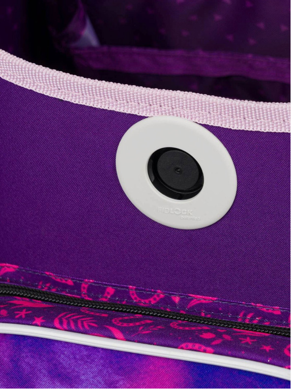 BAAGL  Ergo ljubičasti školski set - aktovka, pernica, torba Baagl Horse