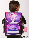 BAAGL  Ergo ljubičasti školski set - aktovka, pernica, torba Baagl Horse