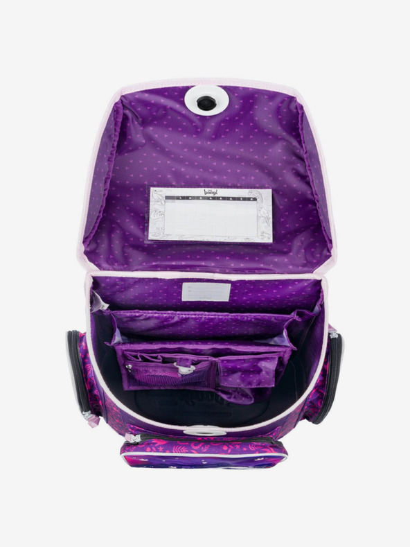 BAAGL  Ergo ljubičasti školski set - aktovka, pernica, torba Baagl Horse