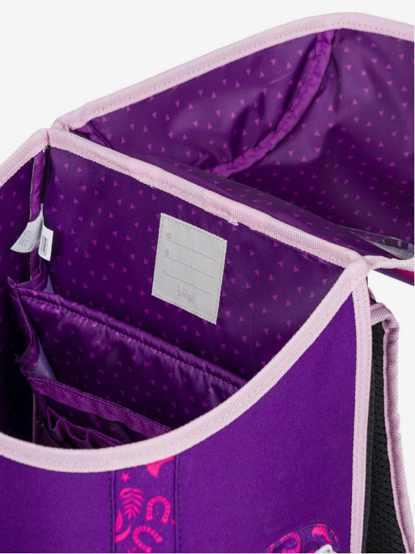 BAAGL  Ergo ljubičasti školski set - aktovka, pernica, torba Baagl Horse
