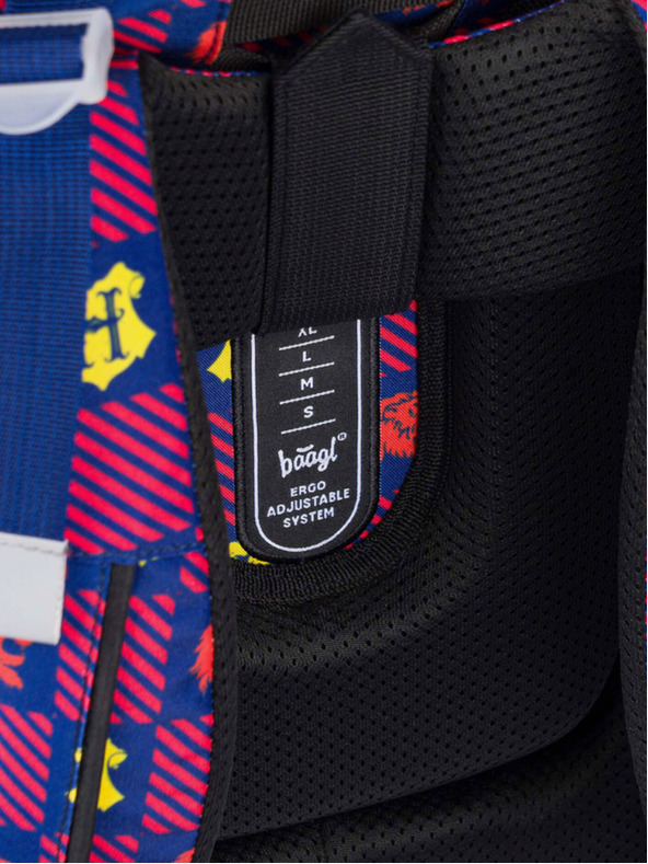 BAAGL  Crveno-plava školska torba Zippy Harry Potter Gryffindor