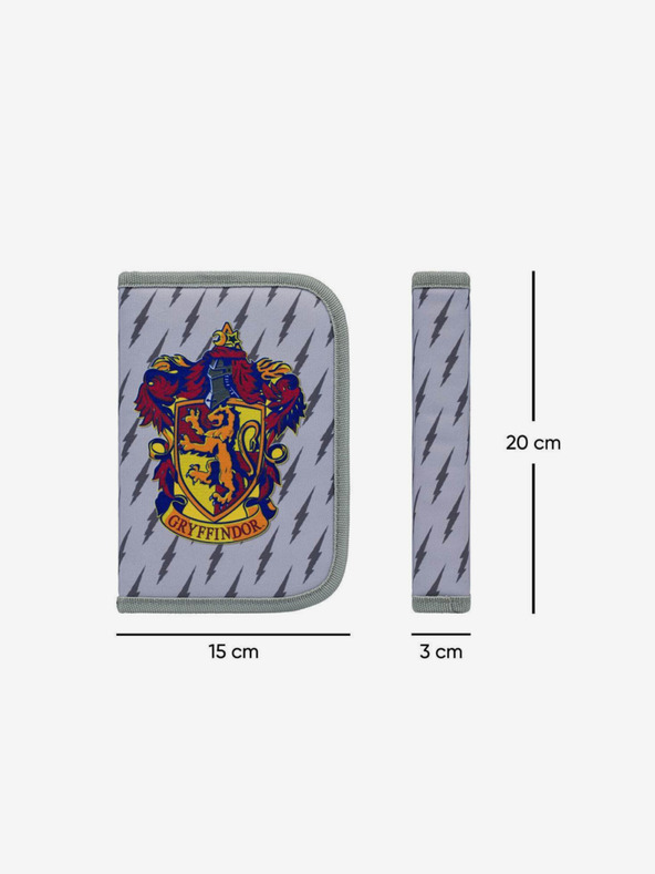 BAAGL  Ljubičasta školska pernica jednoslojna Baagl Harry Potter Gryffindor