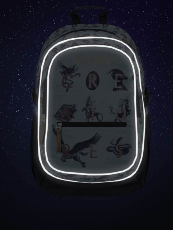 BAAGL  Plavi školski ruksak Baagl Core Harry Potter Fantastic Beasts