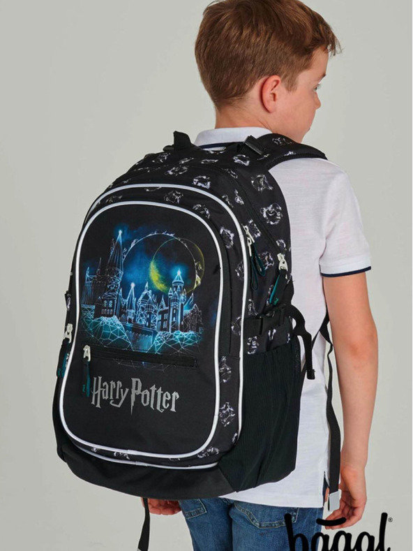 BAAGL  Crni školski ruksak Baagl Core Harry Potter Hogwarts
