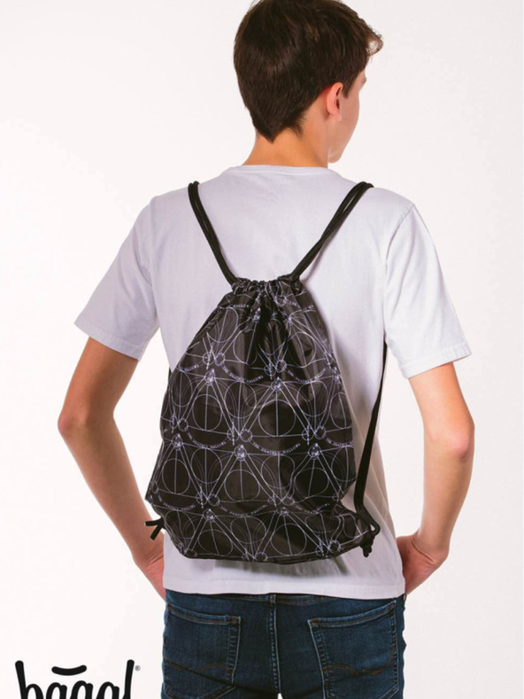 BAAGL  Crna torba Baagl Skate Harry Potter Deathly Hallows