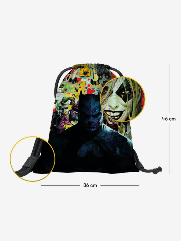 BAAGL  Crna torba Baagl Skate Batman Komiks