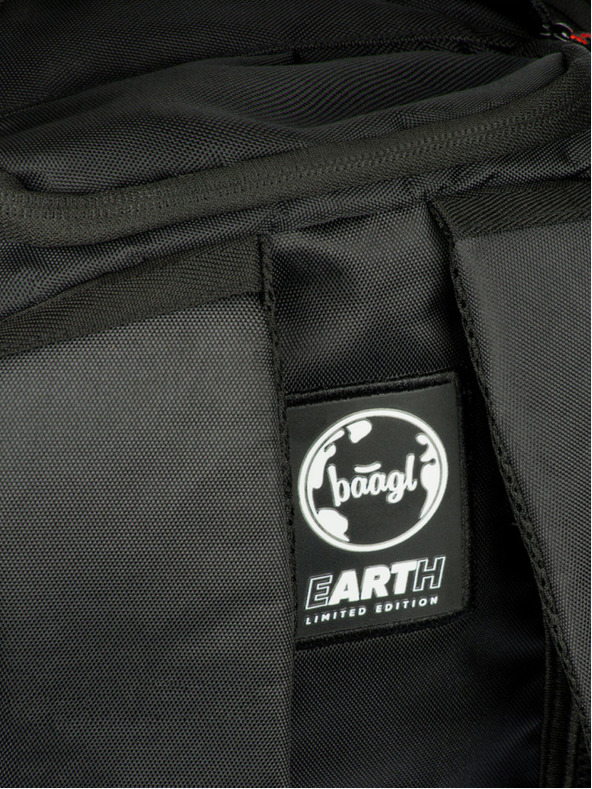 BAAGL  Crni ruksak Baagl eARTh Batman Red
