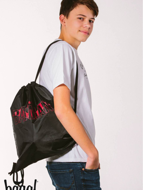 BAAGL  Crna torba Baagl Batman Red