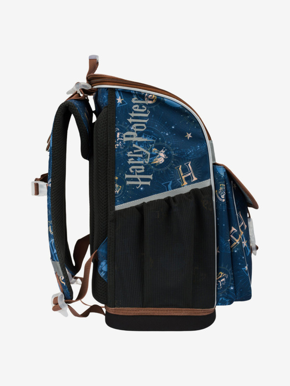 BAAGL  Ljubičasti školski set - aktovka, pernica, torba Baagl Zippy Harry Potter Hogwarts