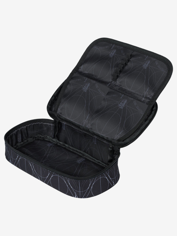 BAAGL  Crni školski set - ruksak, etui, torba Baagl Skate Harry Potter Deathly Hallows