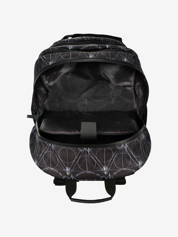 BAAGL  Crni školski set - ruksak, etui, torba Baagl Skate Harry Potter Deathly Hallows