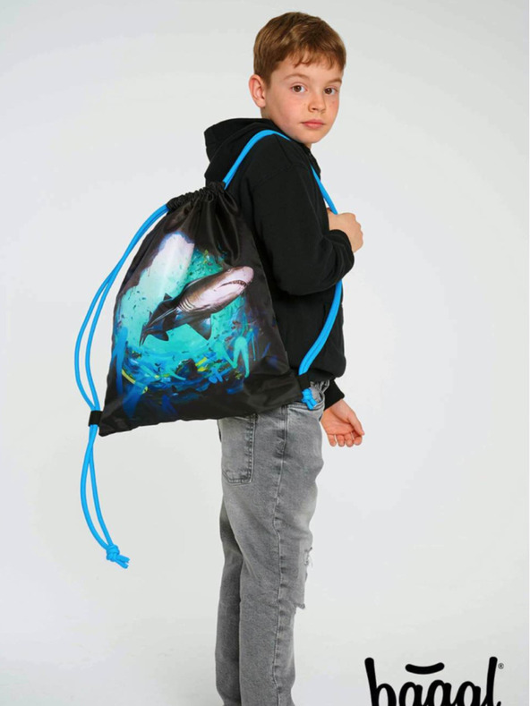 BAAGL  Baagl eARTh Black Bag - Shark by Lukero