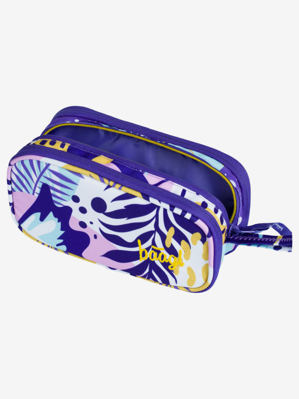 BAAGL  Ljubičasta studentska pernica Baagl Violet