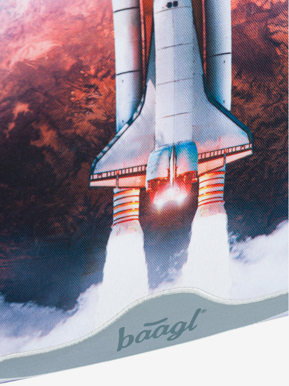 BAAGL  Plava školska torba Baagl Shelly Space Shuttle