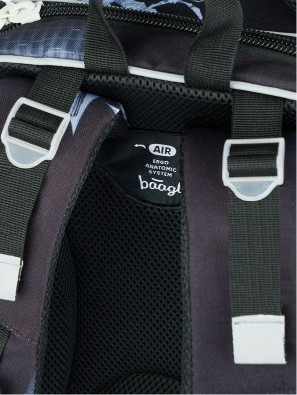 BAAGL  Baagl Shelly Batman Dark City crna školska torba