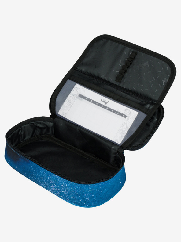 BAAGL  Plava školska pernica Baagl Skate Steel