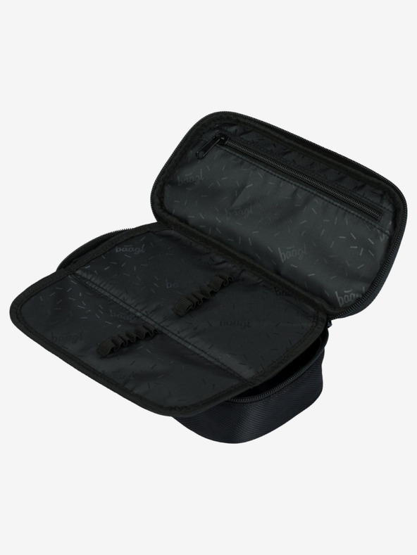 BAAGL  Crna školska pernica Baagl Skate Red