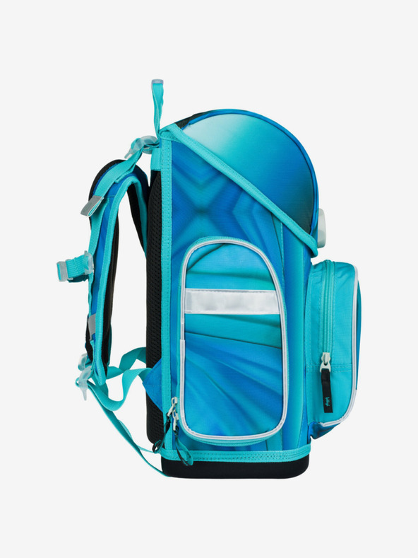 BAAGL  Plava školska torba Ergo Baagl Butterfly