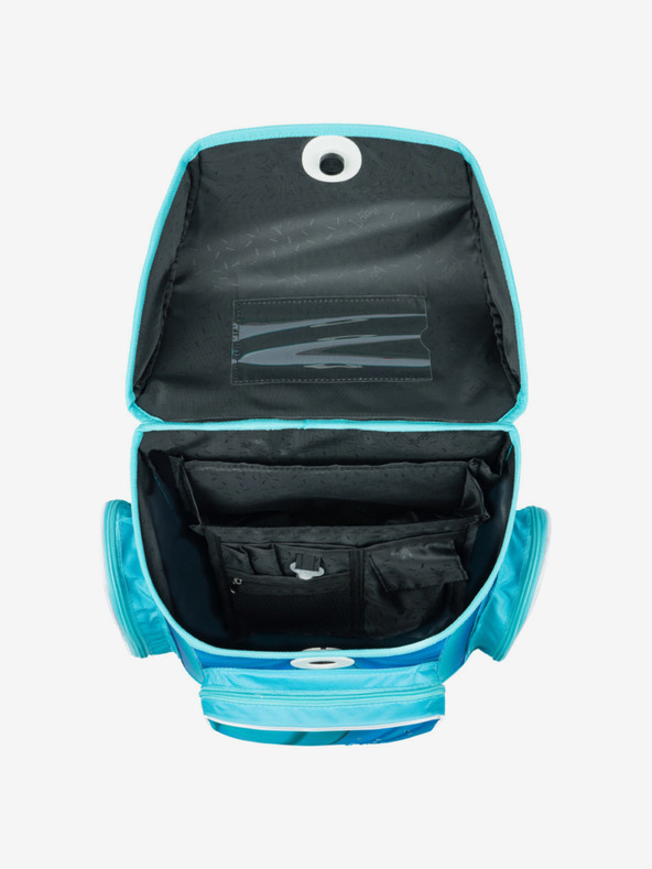 BAAGL  Plava školska torba Ergo Baagl Butterfly