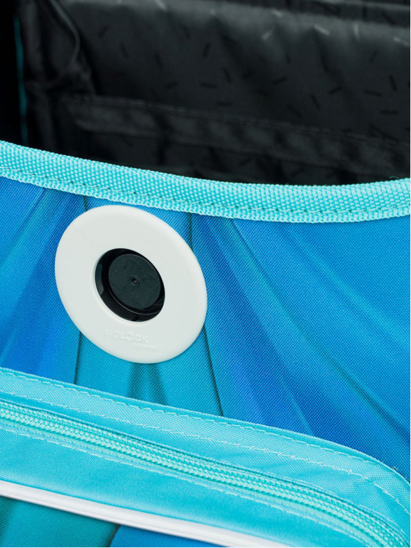 BAAGL  Plava školska torba Ergo Baagl Butterfly