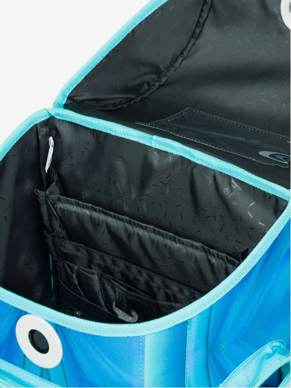 BAAGL  Plava školska torba Ergo Baagl Butterfly