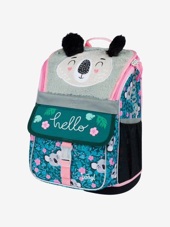 BAAGL  Zelena školska torba Zippy Baagl Baby Koala