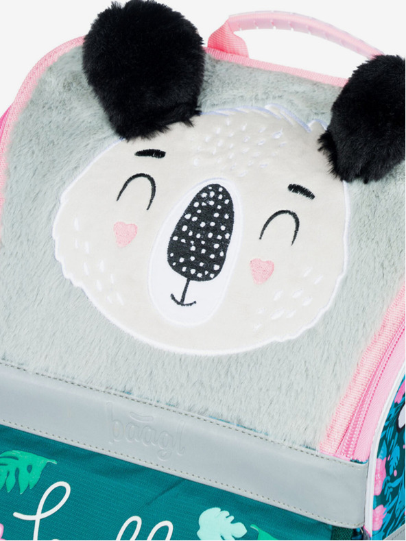 BAAGL  Zelena školska torba Zippy Baagl Baby Koala