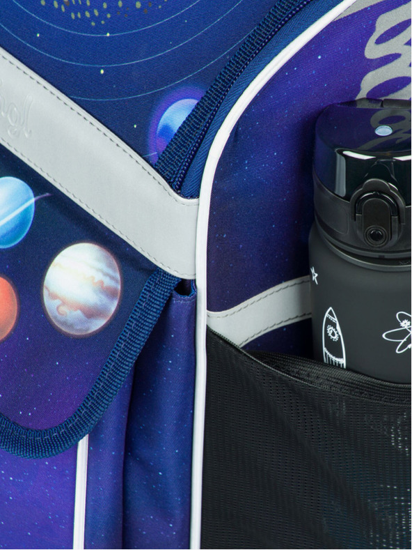 BAAGL  Plava školska torba Zippy Baagl Planets