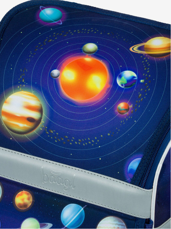 BAAGL  Plava školska torba Zippy Baagl Planets