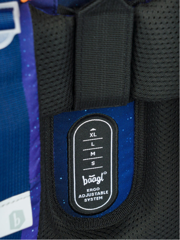 BAAGL  Plava školska torba Zippy Baagl Planets