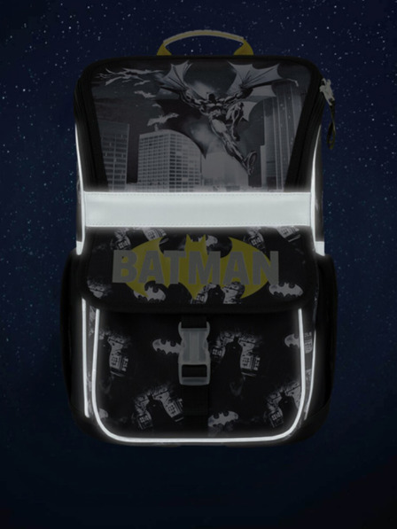 BAAGL  Crna školska torba Zippy Baagl Batman Darky City