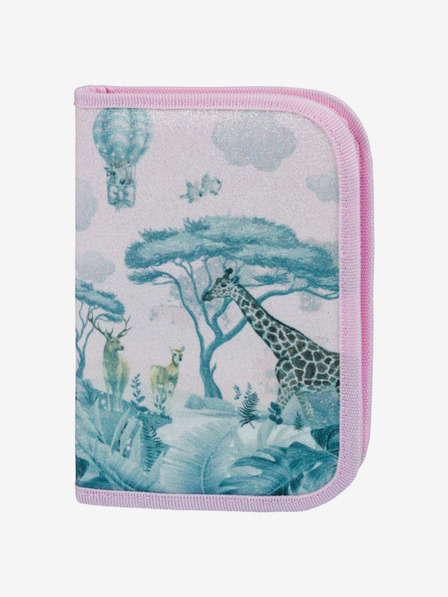 BAAGL  Baagl Safari ružičasta jednoslojna školska pernica