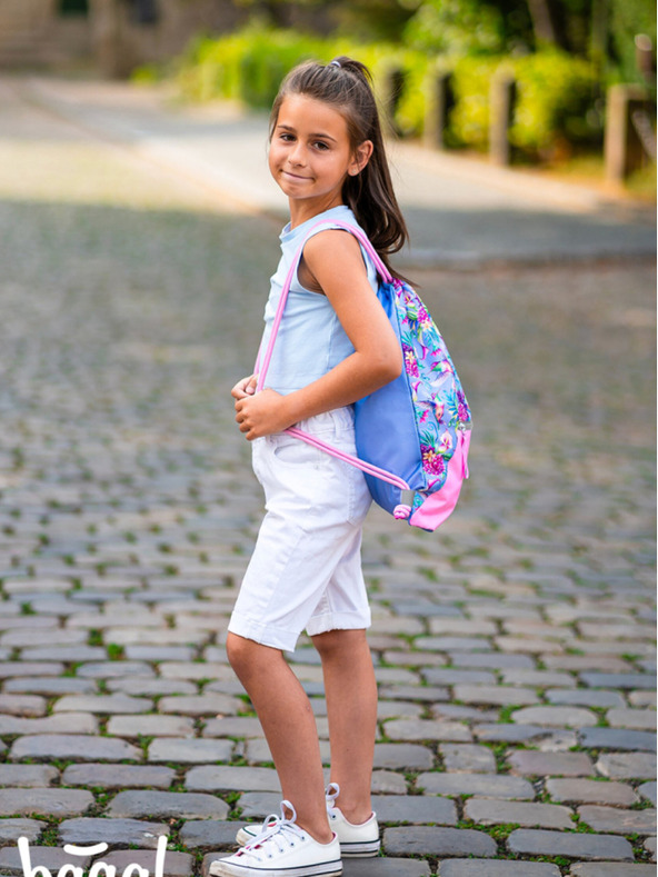 BAAGL  Ljubičasta torba s džepom Baagl Hummingbird