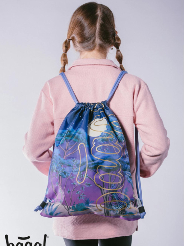 BAAGL  Ljubičasta torba Baagl Skate Night