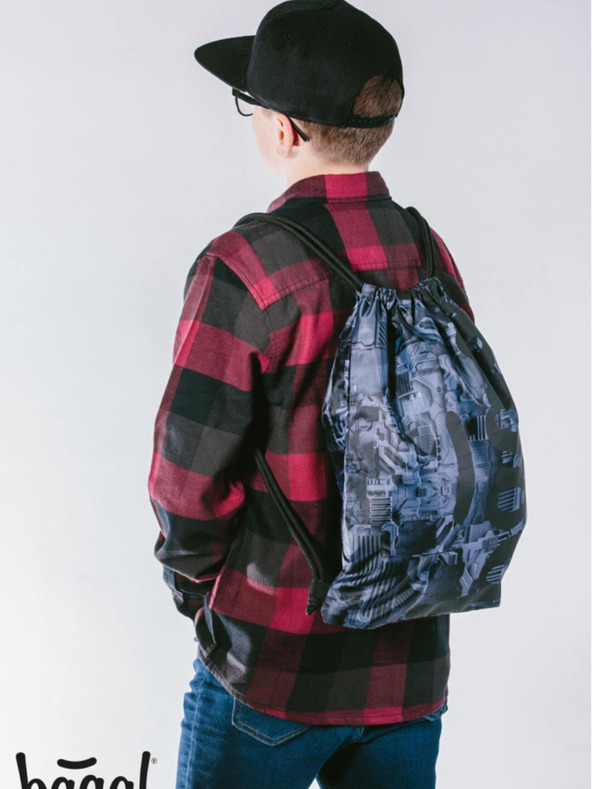 BAAGL  Baagl Technic siva torba