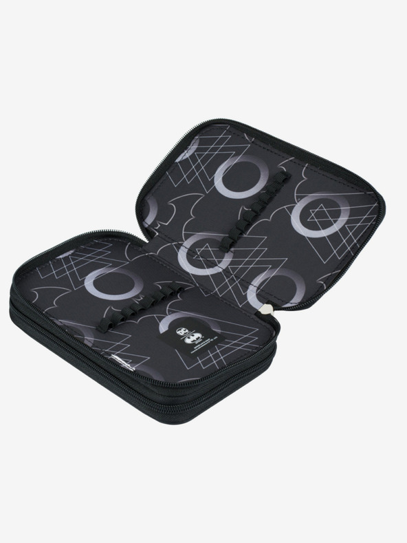 BAAGL  Crni školski set - aktovka, pernica, torba Baagl Shelly Batman Dark City