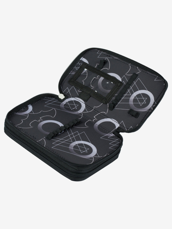 BAAGL  Crni školski set - aktovka, pernica, torba Baagl Shelly Batman Dark City