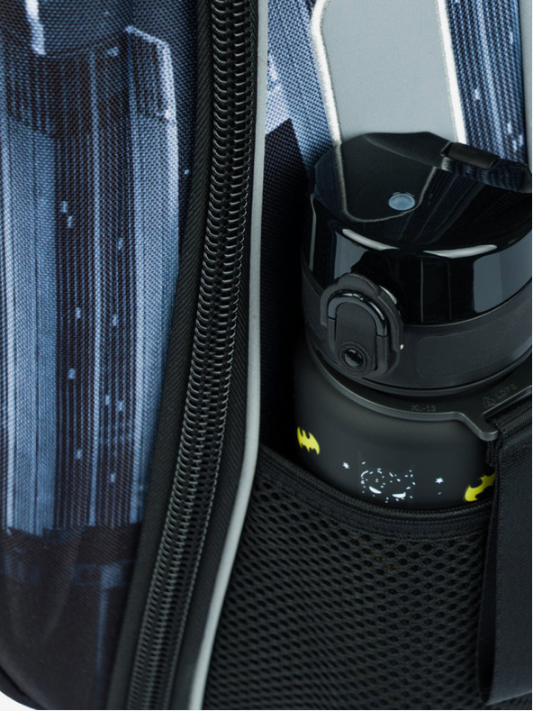 BAAGL  Crni školski set - aktovka, pernica, torba Baagl Shelly Batman Dark City